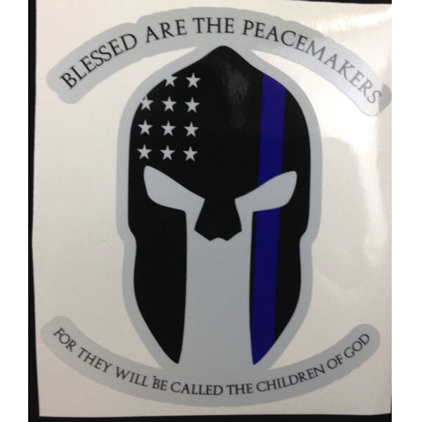 Spartan Peacemakers Flag Decal