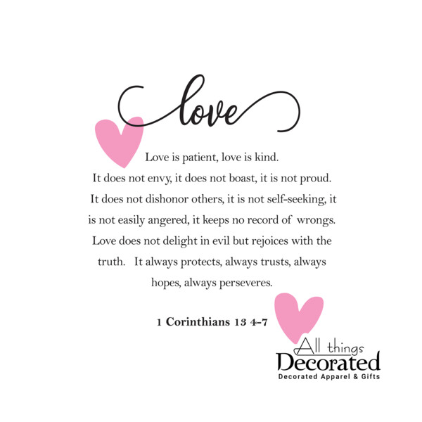 1 Corinthians 13: 4-7