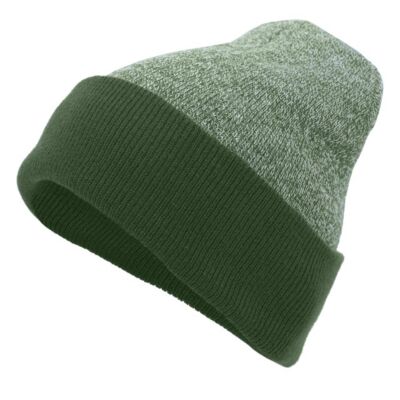 Heather Two-Tone Cuff Beanie Thumbnail
