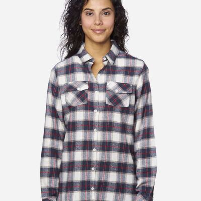 BURN LDY PLAID FLNL SHRT Thumbnail