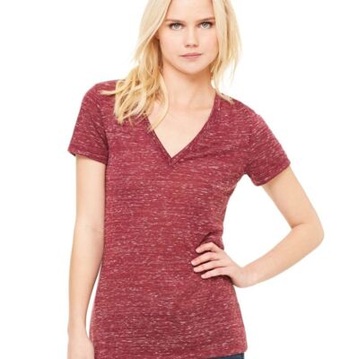 Women’s Jersey Deep V-Neck Tee Thumbnail