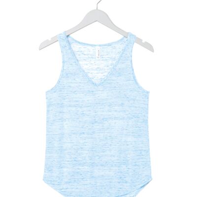 +CANVAS Ladies' Flowy V-Neck Tank Thumbnail