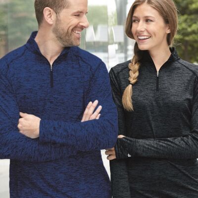 Men's Tonal Blend Quarter-Zip Pullover Thumbnail