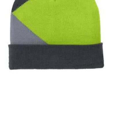 Port Authority Cuffed Colorblock Beanie Thumbnail