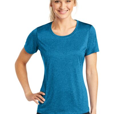 Ladies Heather Contender Scoop Neck Tee Sublimatable Thumbnail