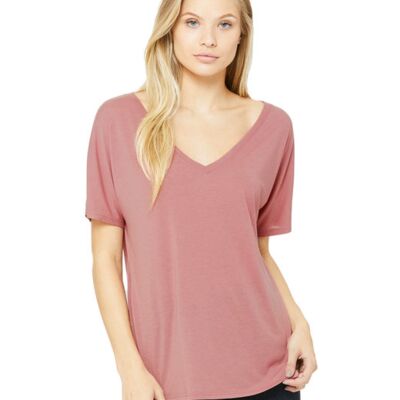 Sublimation Bella + Canvas Ladies' Slouchy V-Neck T-Shirt Thumbnail
