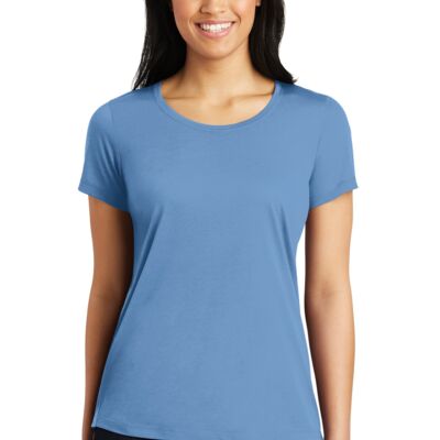 Ladies PosiCharge Competitor Cotton Touch Scoop Neck Tee - Sublimated Thumbnail