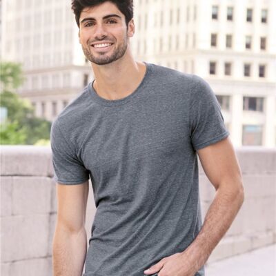 Snow Heather Jersey Crew T-Shirt Thumbnail