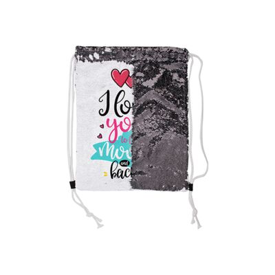 Sequin Drawstring Backpack Thumbnail