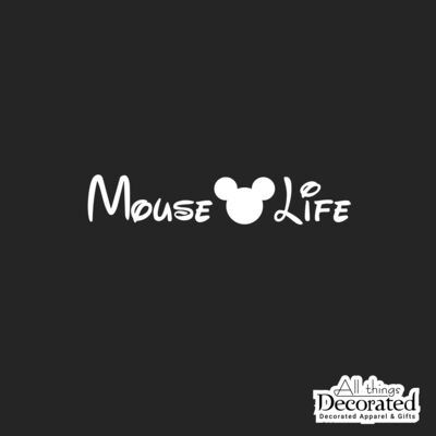 Disney MOUSE LIFE Car Laptop Decal Sticker Thumbnail