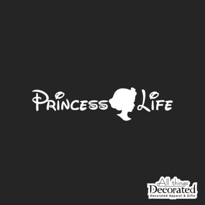 Disney PRINCESS LIFE Car Laptop Decal Sticker Thumbnail