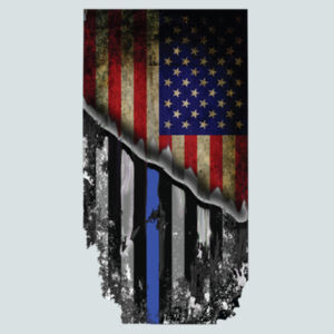 Men's USA-Thin Blue Line Flag On a Soft Short Sleeve T-shirt  Design