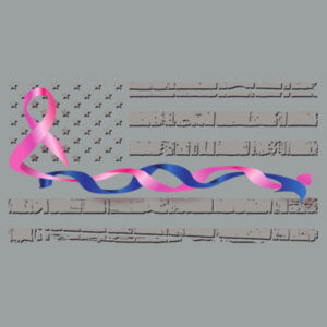 Blue-Pink Intertwined Ribbon with Soft Flag Design