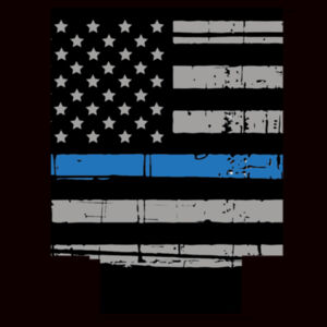 Thin Blue Line Flag Can Cooler Design