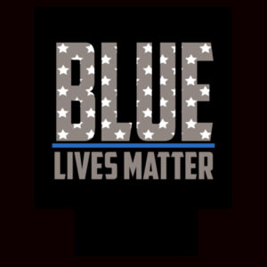 Blue Lives Matter Koozie Design