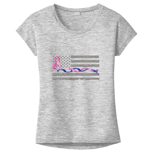 Blue-Pink Intertwined Ribbon with Soft Flag Thumbnail