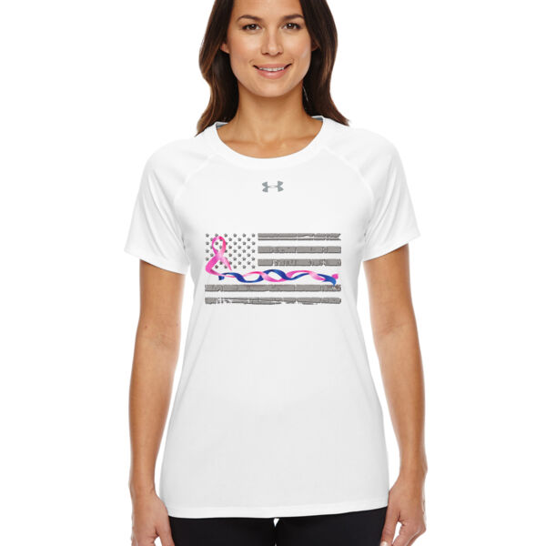 Under Armour Blue-Pink Intertwined Ribbon with Soft Flag Thumbnail