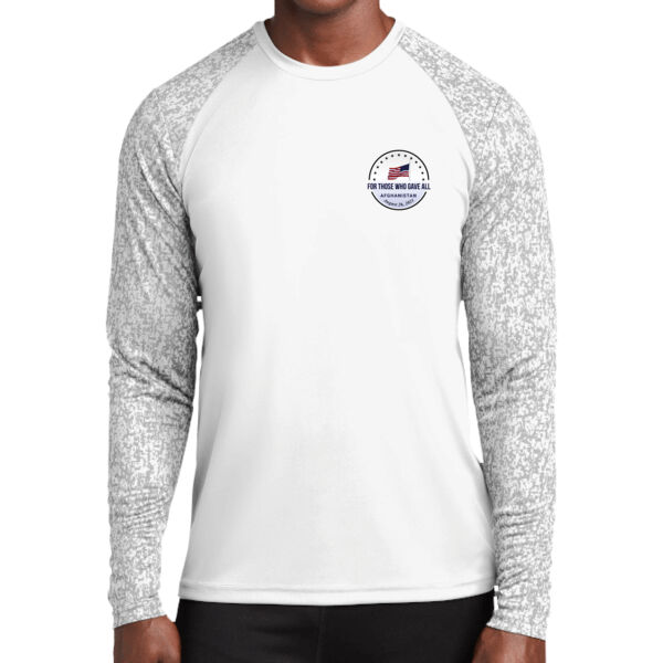 13 Stars Afghanistan Memorial Digital Camo Long Sleeve T-Shirt Thumbnail