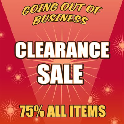 Going Out Of Business 22x28 Thumbnail