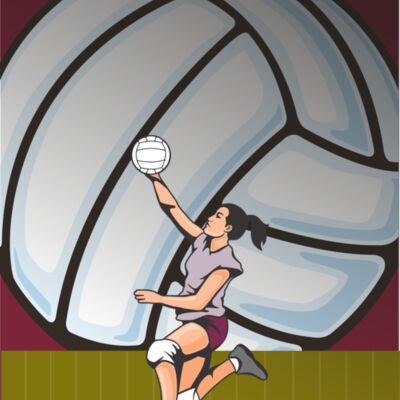 Volleyball 01 24x36 Thumbnail