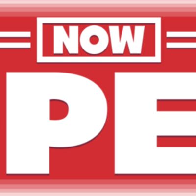 Now Open 96x36 Thumbnail