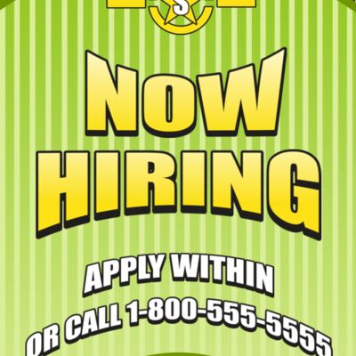 Now Hiring 24x36 Thumbnail