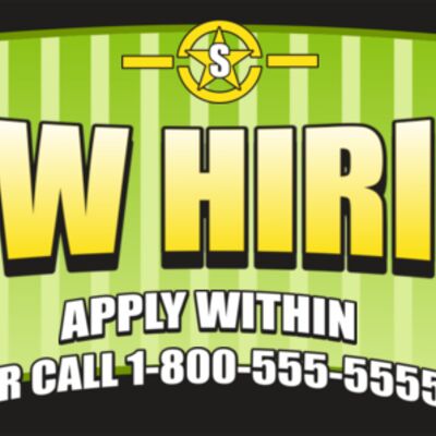Now Hiring 96x36 Thumbnail