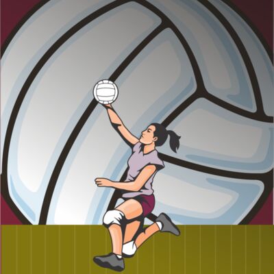 Volleyball 01 22x28 Thumbnail