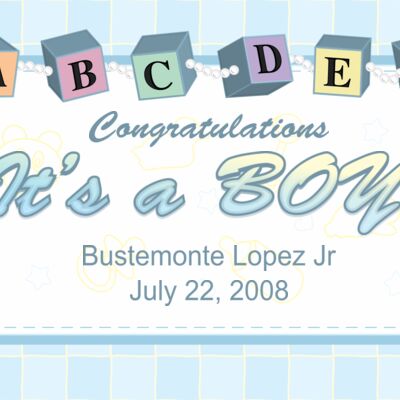 Baby Boy 120x60 Thumbnail