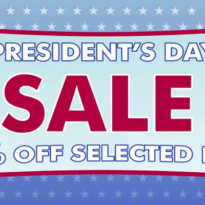 Presidents Day Sale 96x36 Thumbnail