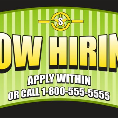 Now Hiring 60x36 Thumbnail
