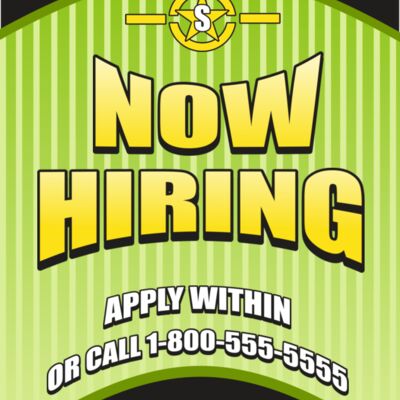 Now Hiring 22x28 Thumbnail