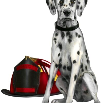 Dalmartian with Fire Helmet Thumbnail
