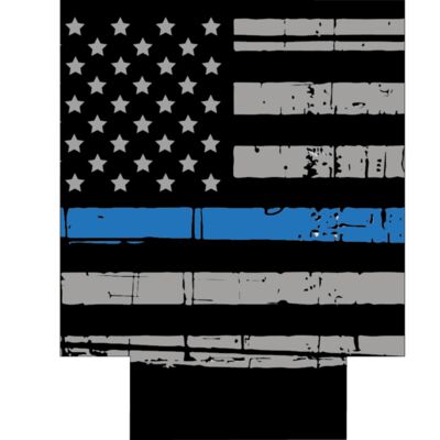 OSCO Blue Line Flag Full Koozie Thumbnail