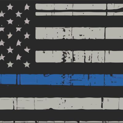 License Plate blue line Thumbnail