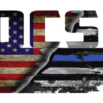 Men's OCSO above Integrated Horizontal Flag Thumbnail