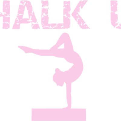 Chalk Up on Balance Beam Gymnastic Design Thumbnail