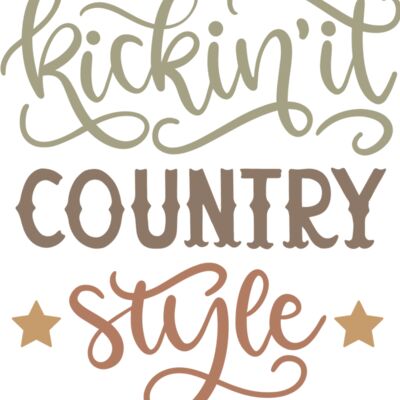 Kickin It Country Style Design Thumbnail