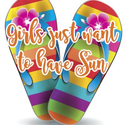 Girls just want to have Sun and flip flops Thumbnail