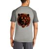 Mens Sublimated PosiCharge Tri Blend Wicking Raglan Tee Thumbnail