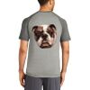 Mens Sublimated PosiCharge Tri Blend Wicking Raglan Tee Thumbnail