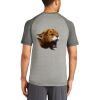 Mens Sublimated PosiCharge Tri Blend Wicking Raglan Tee Thumbnail