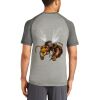 Mens Sublimated PosiCharge Tri Blend Wicking Raglan Tee Thumbnail