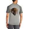 Mens Sublimated PosiCharge Tri Blend Wicking Raglan Tee Thumbnail