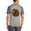Mens Sublimated PosiCharge Tri Blend Wicking Raglan Tee Thumbnail