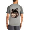 Mens Sublimated PosiCharge Tri Blend Wicking Raglan Tee Thumbnail