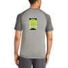 Mens Sublimated PosiCharge Tri Blend Wicking Raglan Tee Thumbnail
