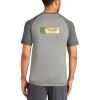 Mens Sublimated PosiCharge Tri Blend Wicking Raglan Tee Thumbnail