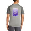 Mens Sublimated PosiCharge Tri Blend Wicking Raglan Tee Thumbnail