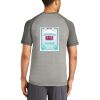 Mens Sublimated PosiCharge Tri Blend Wicking Raglan Tee Thumbnail